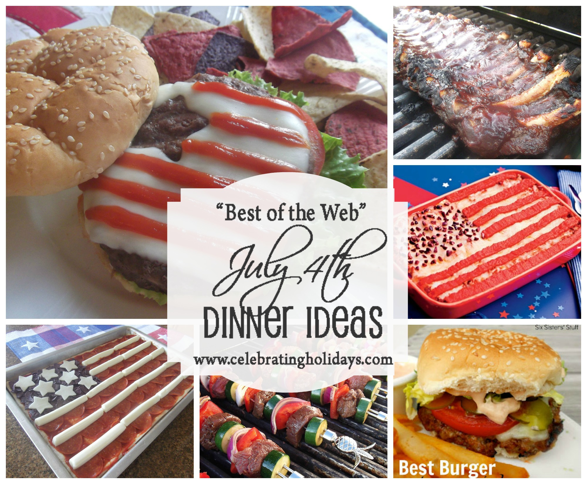 Best of the Web July 4th Main Dish Ideas