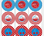 July 4th Free Printable Gift Tags 1