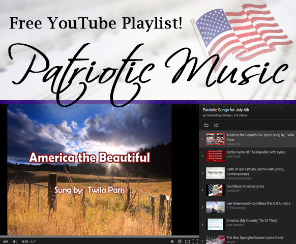 Free July 4th Patriotic Music Playlist of Songs