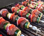 Kabobs for July 4th BBQ