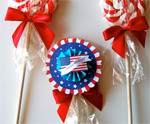 Patriotic Lollipops