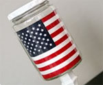 DIY Patriotic Pickle Jar