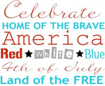 Celebrate Free Printable Subway Art for July 4th
