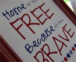 Home of the Free Patriotic Printable