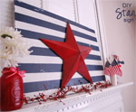 DIY Star and Stripes Sign