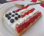 Rectangle Waffle Flag for July 4th