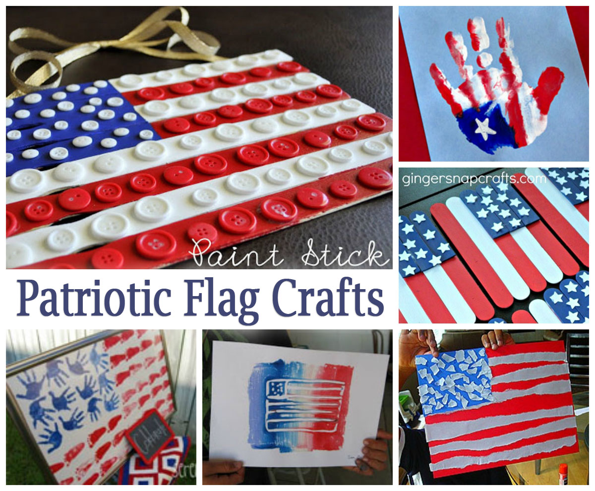 Patriotic Flag Crafts for Memorial Day