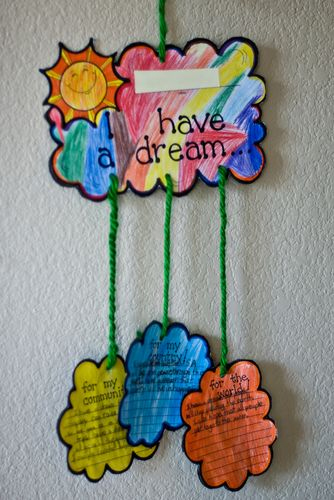 I Have a Dream Mobile Craft for Martin Luther King, Jr. Day