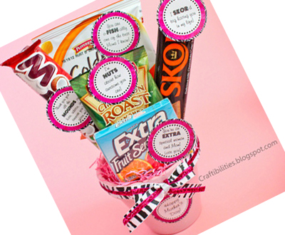 Candy Bouquet (Free Printables)