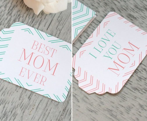 Free Printable Gift Tags for Mother's Day