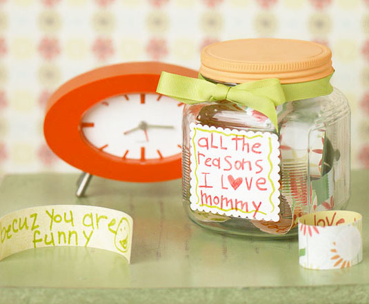 Love Notes Jar for Mother's Day