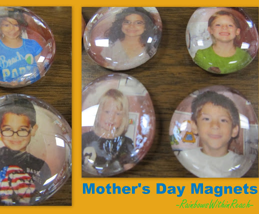 Photo Magnets for Mother's Day