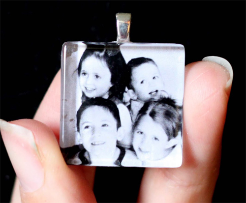 Photo Pendant Necklace for Mother's Day