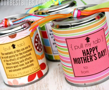 Tin Can Treat for Mother's Day