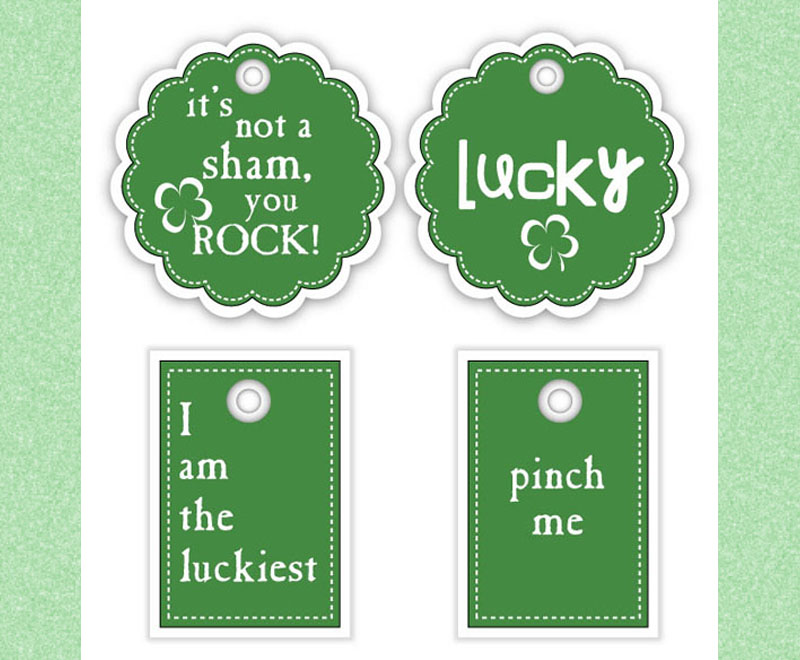 St. Patrick's Day Gift Tags 1