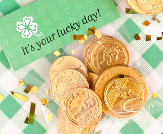 St. Patrick's Gold Coins Gift