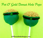 Pot of Gold Donut Pops Pot of Gold Donut Pops