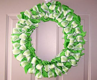 St. Patrick's Ribbon Wreath