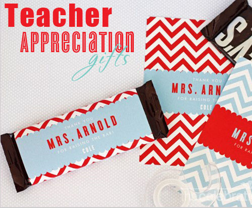 Candy Bar Wrapper for Teacher Appreciation