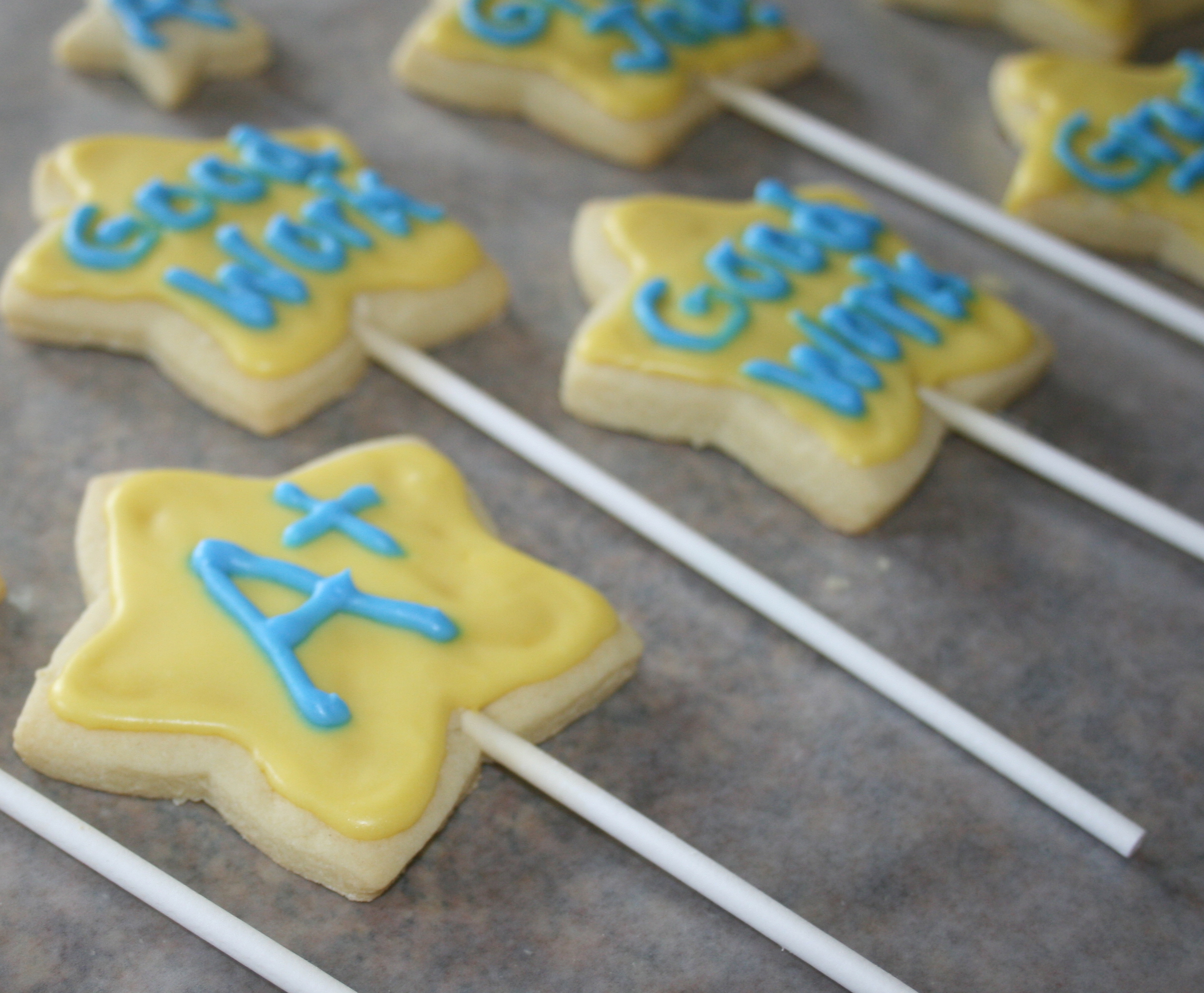 Cookies with Writing