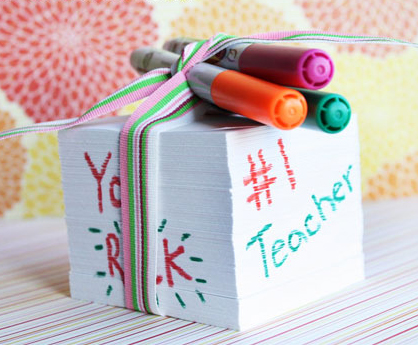 Notepad Gift for Teacher Appreciation