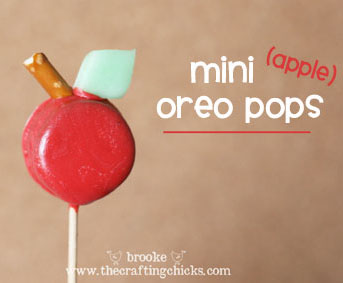 Oreo Apple Pops for Teacher Appreciation