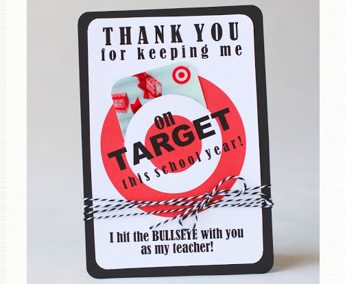Target Gift Card for Teacher Appreciation