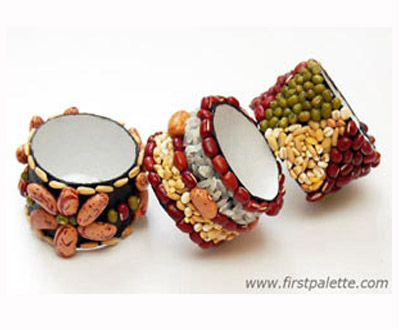 Napkin Ring Seed Mosaic