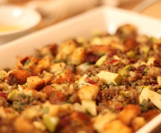Stuffing (with Sausage, Apples and Cranberries)