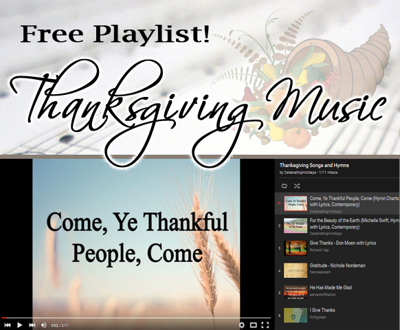 Free Thanksgiving Music Playlist of Songs