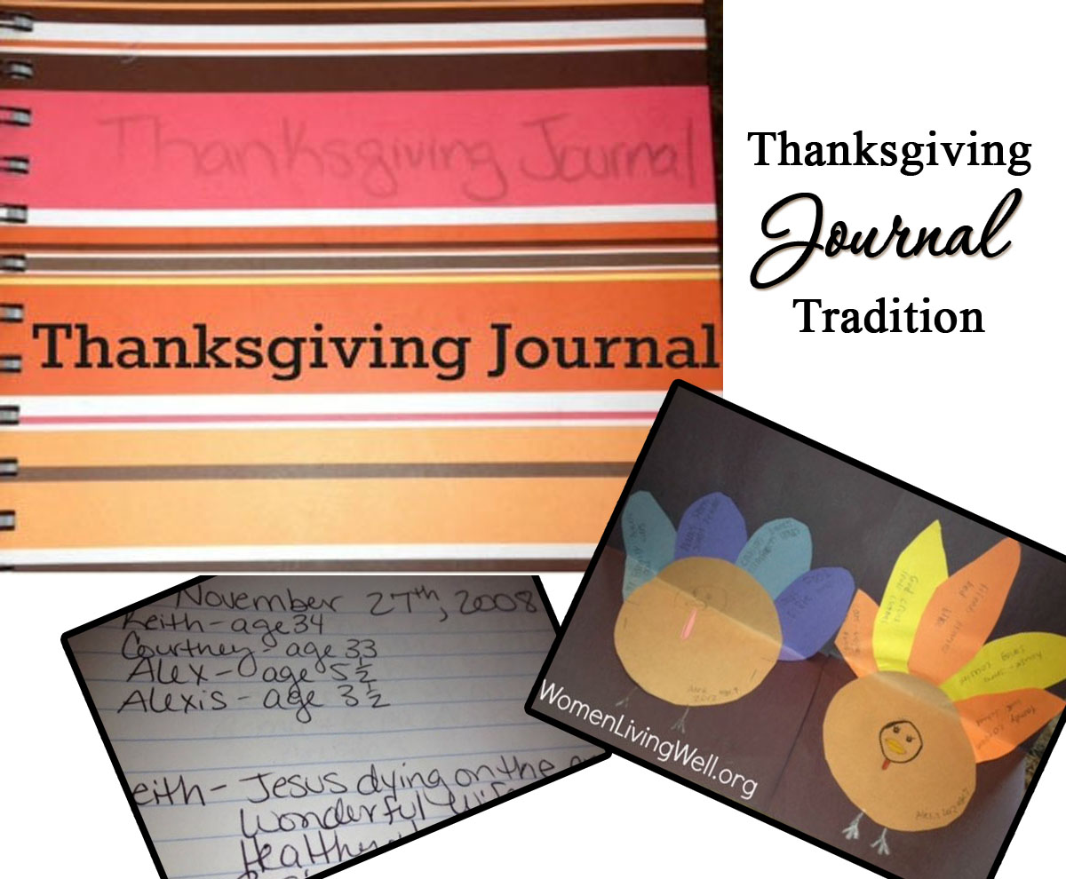 Journal of Thanks for Thanksgiving