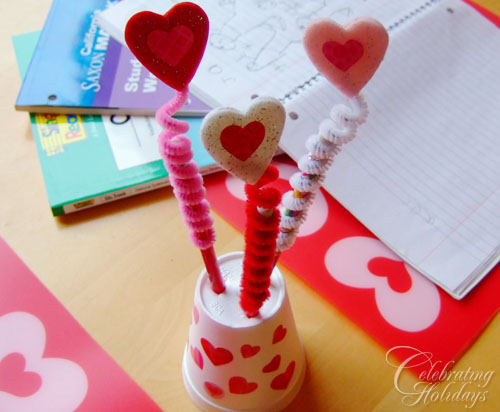 Valentine Pencil Valentine’s Day Craft