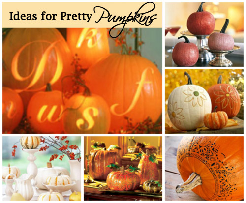 Pumpkin Ideas (Pretty and Elegant)