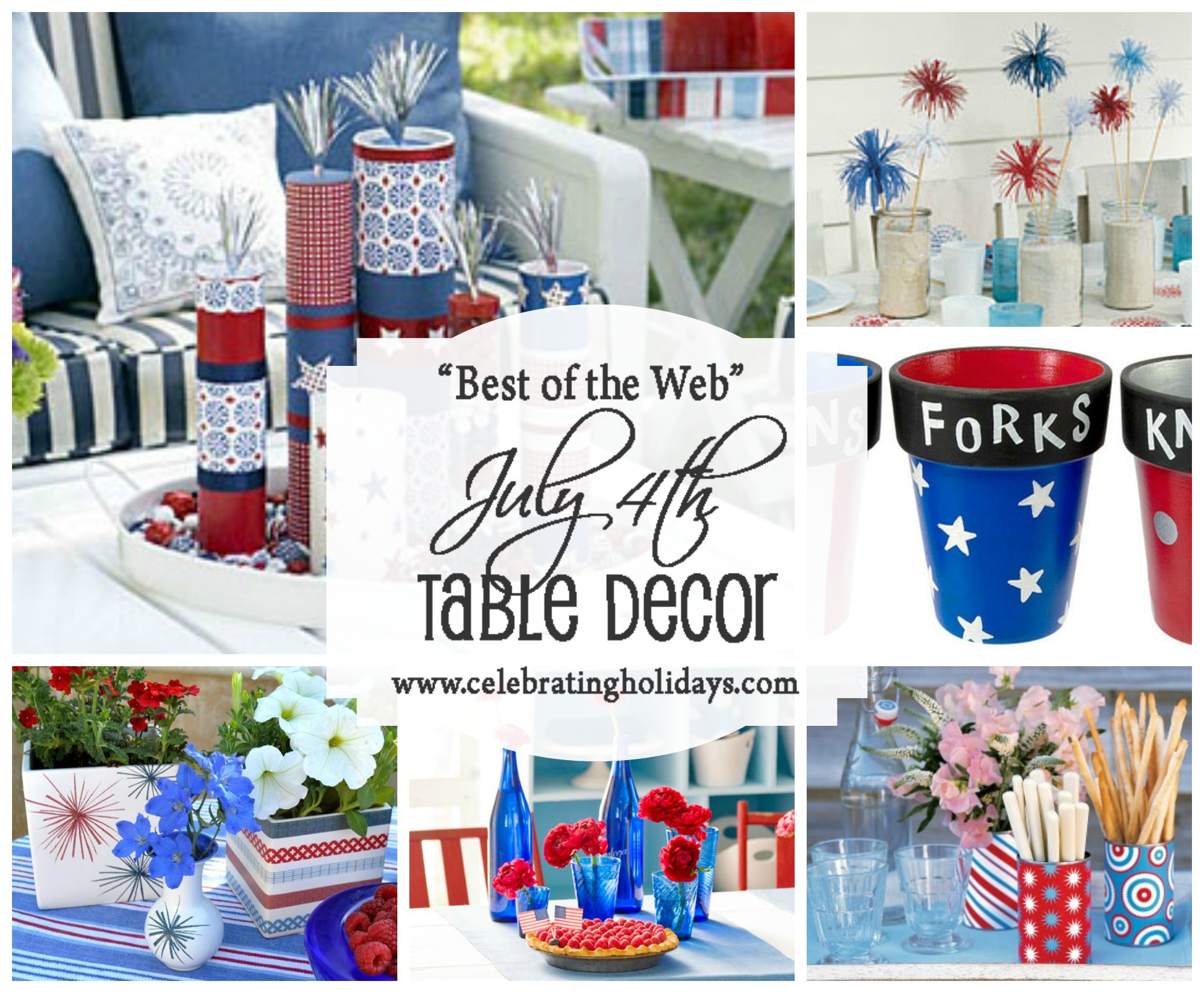 Table DIY Decorating for July 4th