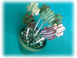 Chocolate Shamrock Bouquet Craft for St. Patrick’s Day