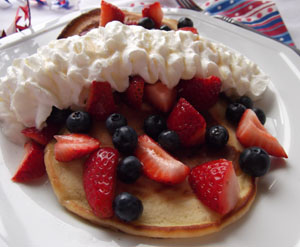 Patriotic Pancakes Recipe
