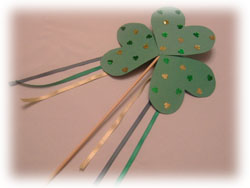 Shamrock Wand Craft for St. Patrick’s Day