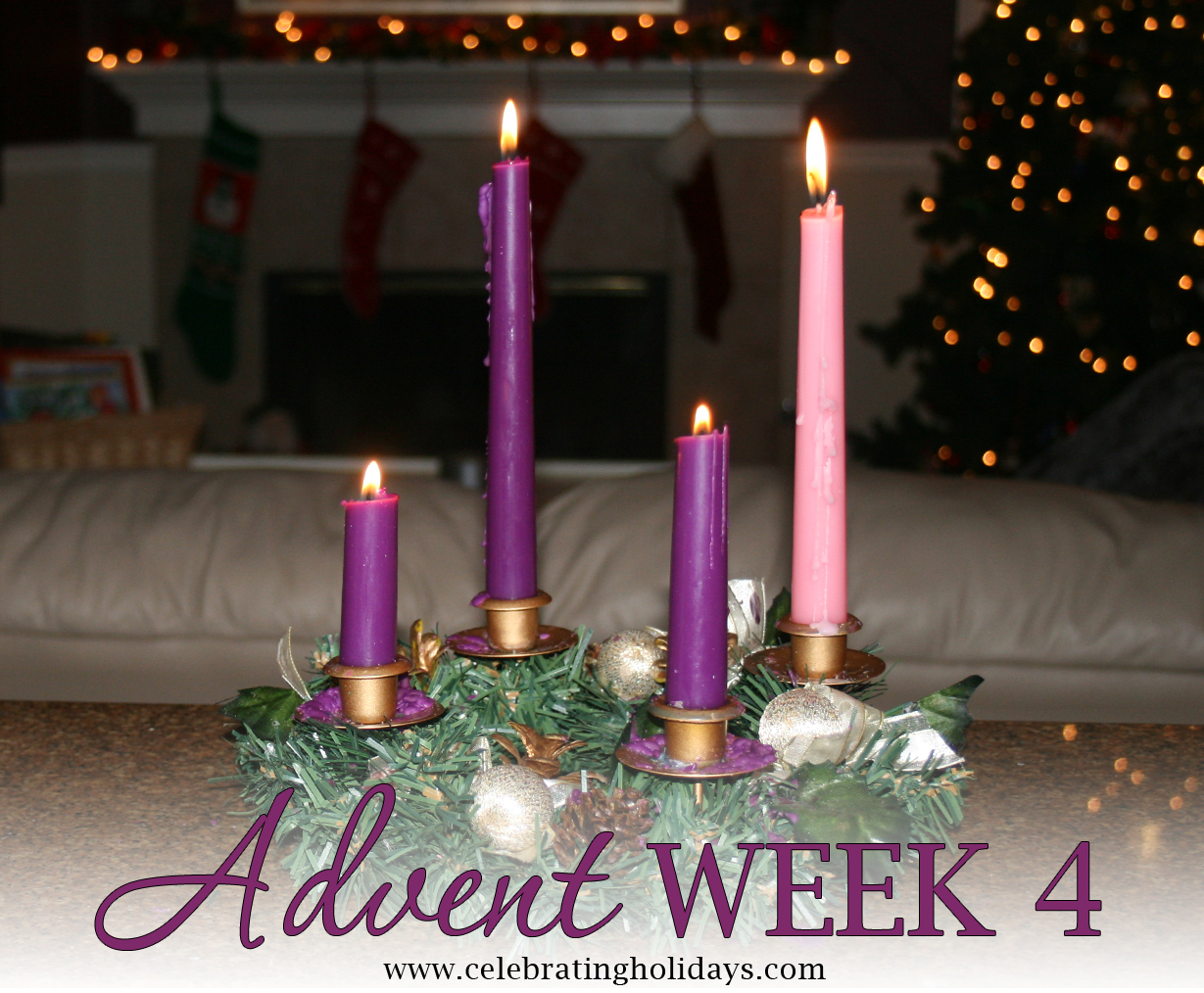 Advent Week 4 Reading, Music, and Candle Lighting