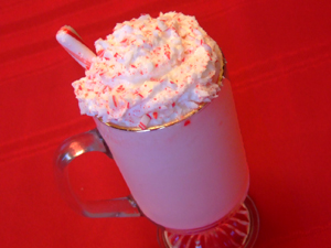 candy cane milkshake