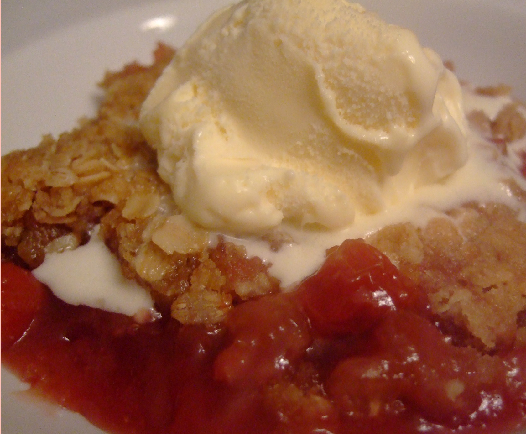 cherry crisp