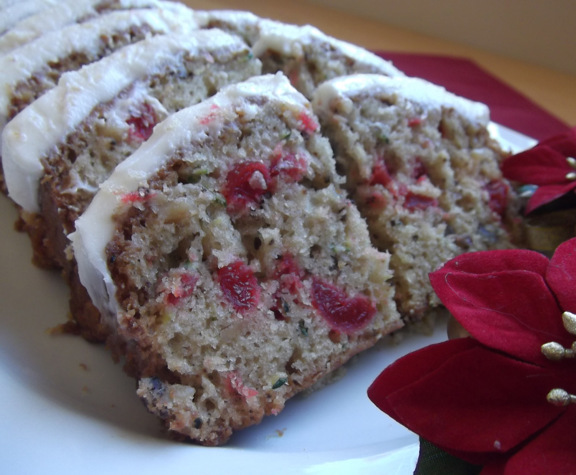 cherry zuchinni loaf