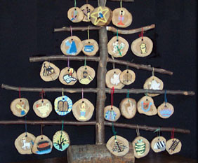 Painted Ornaments for Jesse Tree