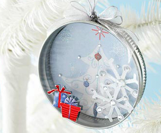 Jar Lid Ornament Craft