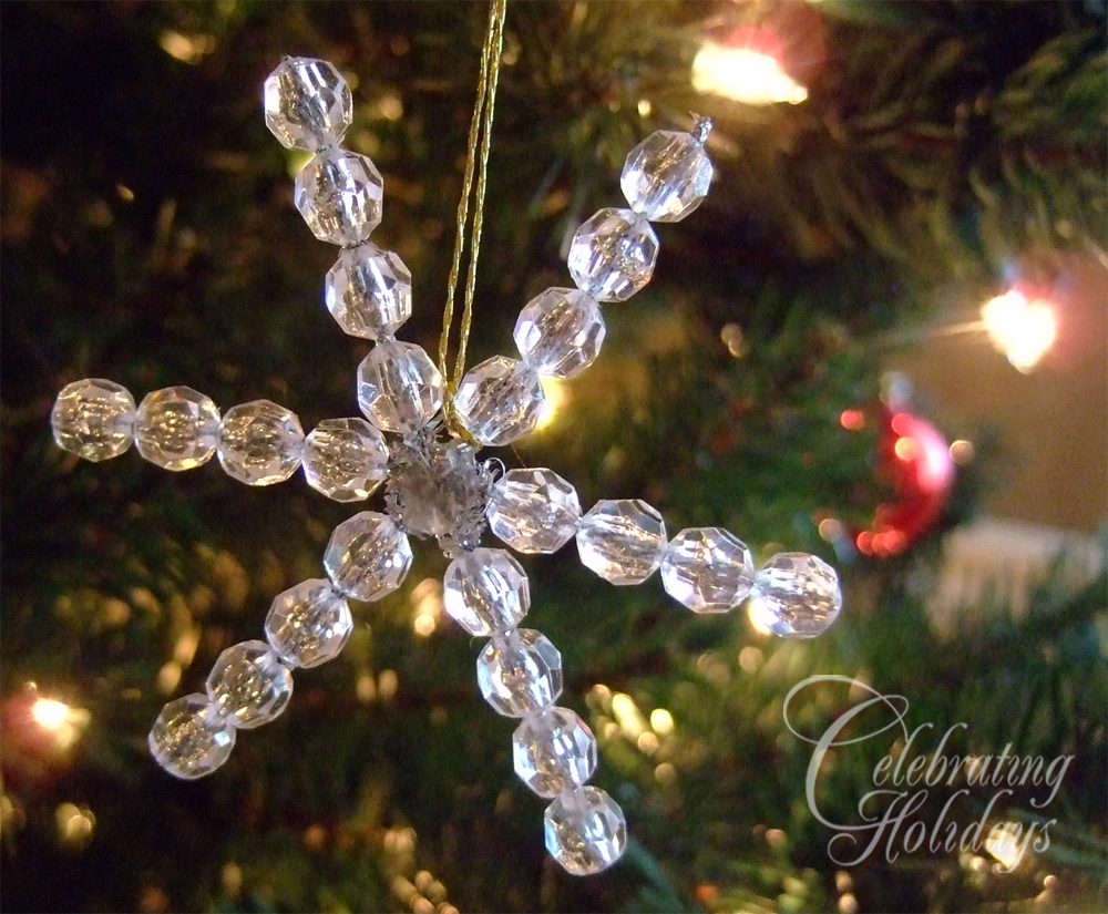 Pipe Cleaner Snowflake Ornament