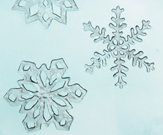 Snowflake Window Clings Craft