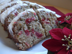 cherry zucchini loaf