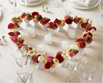 Flower Heart Centerpiece