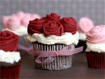 Fondant Rose Cupcake