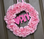 Cupcake Liner Wreath