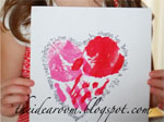 Handprint Heart Art